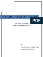 Madame Rosa Distillery Case On