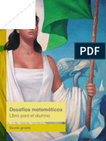 Primaria Sexto Grado Desafios Matematicos Libro para El Alumno Libro de Texto PDF