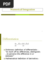 Numerical Integration