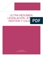 1 - Ultra Resumen Legislación Etica Gestión y Calidad