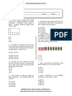 Simulado/atividade 24 Matemática para 4º e 5° Ano