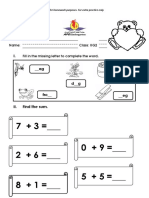 English & Math Practice Sheets