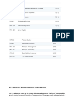 Course Outcome 3rd Semester