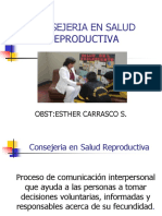 Consejeria en Salud Reproductiva