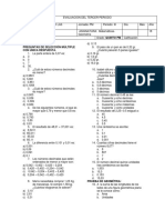 Prueba Estadística Primaria Grado Quinto