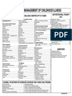 Integrated Management of Childhood Illness: Young Infant Anti-Retroviral Therapy Child Age 2 Months Up To 5 Years