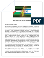 The Israel-Palestine Conflict: The Developemt of Quagmire