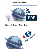 Carrefour & Wal-Mart's Global Expansion: Group 4: Kieu - My - Duy