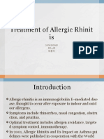 Treatment of Allergic Rhinitis