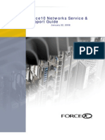 Force10 Networks Service & Support Guide: January 22, 2008