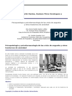 Psicopatologia y Psicofarmacologia de Crisis de Angustia y Otos Trastornos de Ansiedad