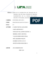 Proyecto de Manufactura II