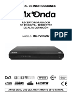 Instrucciones MX PVR5297