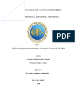 Planta de Procesamiento de Minerales de Plomo