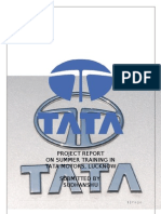 Summer Training Report at TATA MOTORS