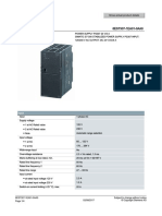 (6es7307-1ea01-0aa0) Stabilized Power Supply Ps307