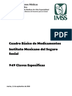 Cuadro Básico de Medicamentos IMSS