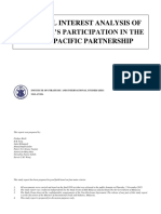 National Interest Analysis of Malaysia's Participation in The Trans-Pacific Partnership PDF