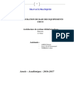 Configuration de Base Et Routage Rip, Eigrp Et Ospf