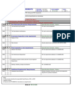 Inspection & Testing Requirements Scope:: Test and Inspection Per