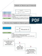 Determinacion de Unidades de Muestreo