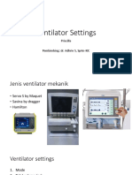 Setting Ventilator