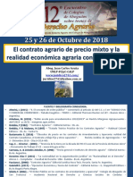 Acuña - 12º Encuentro Rosario 25 Y 26 de Octubre de 2018 - Contratos Agrarios