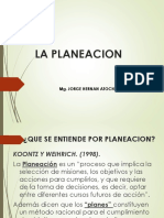 1 Sesion - El Planeamiento