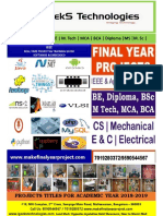 2018-19 Latest Iot CS, Is, Ece Projects Abstracts