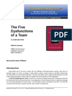 5 Dysfunctions of A Team