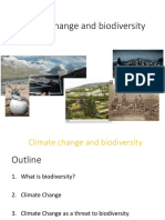 Climate Change and Biodiversity