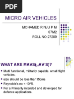 Micro Air Vehicles Seminar1