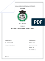 Dr. Ram Manohar Lohiya National Law University Lucknow: Submitted To: Submitted by