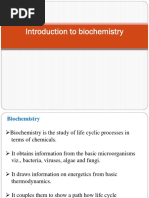 Introduction To Biochemistry