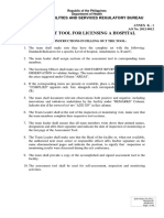 Assessment Tool - Level 1 Hospital