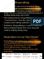 3 Sleepwalking Somnambulism