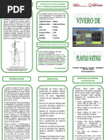 Folleto Vivero Plantas Nativas - Parque de La Biodiversidad