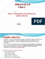 Hidraulia II Geometria Canales