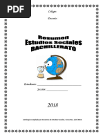 Antología Bachillerato Estudios Sociales 2018