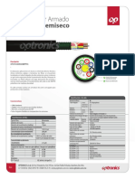 96.cable Exterior Armado Multitubo SM Semiseco 48 Fibras