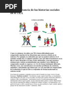 La Importancia de Las Historias Sociales en El TEA