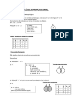 Raciocínio Lógico Matemático - Lógica Proposicional