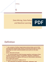 Data Mining, Data Pattern, Machine Learning (Week 2