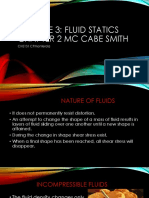 Module 3: Fluid Statics Chapter 2 MC Cabe Smith: Che131 Cpmonterola