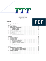 Manual For Version 1.0 Written by Immo Trinks C 2000-2004: I Description of The Algorithm 5