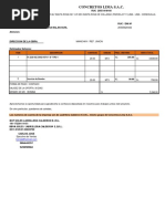 Cotizacion Concretos Lima