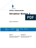 Modul Struktur Beton II (TM3)