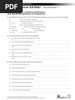 Grammar-EXTRA NI 3 Unit 1 Present-Simple Present-Continuous And-Adverbial-Phrases-Of-Frequency1 PDF