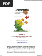 Dementia - Anthroposophical Perceptives