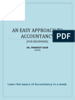 An Easy Approach To Accountancy